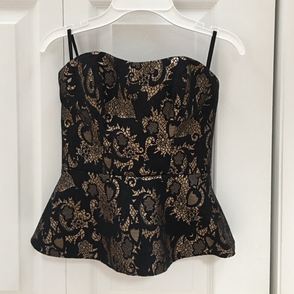 Pre-loved Bebe Night Out Top, Size 00/Petite